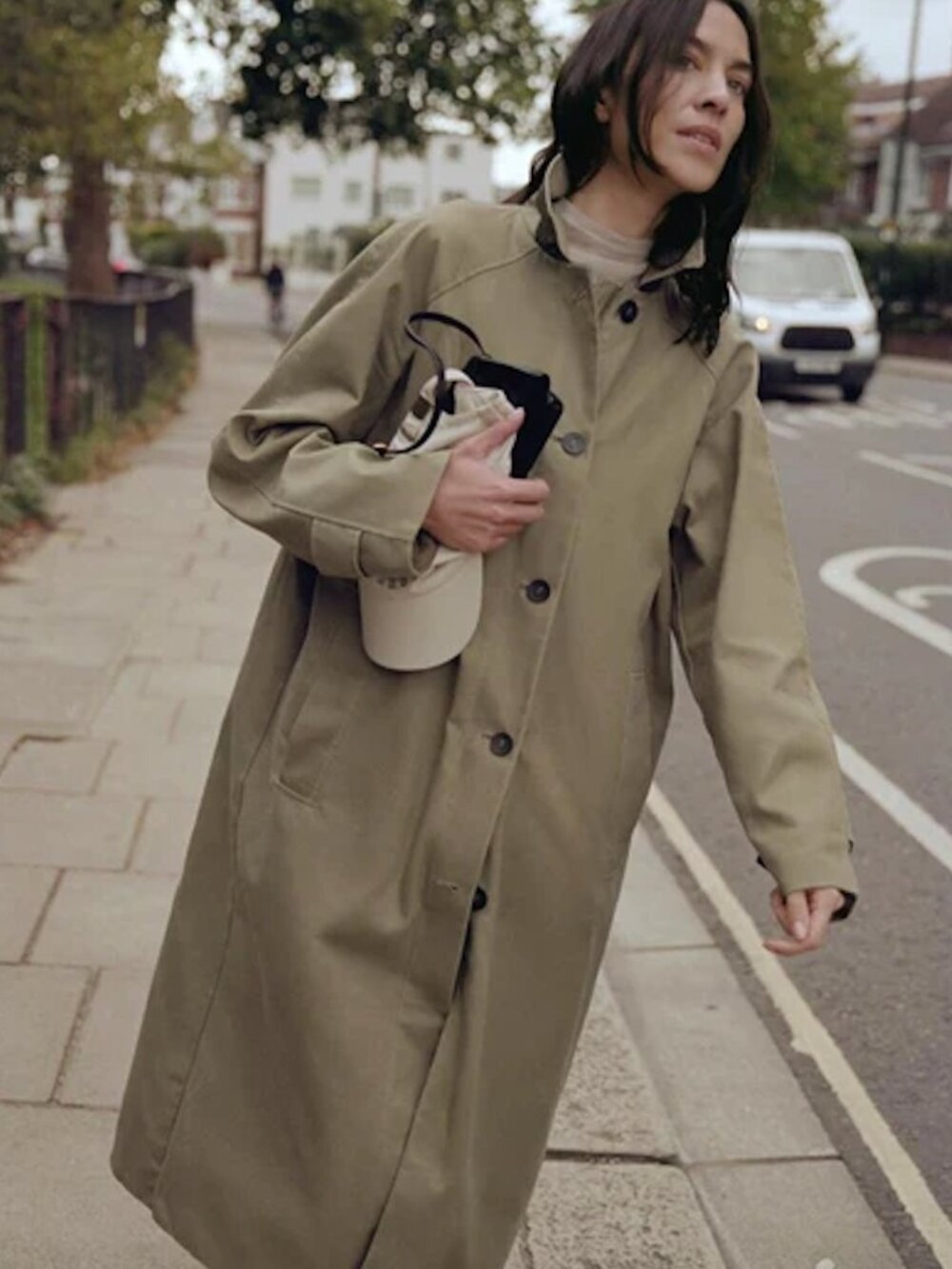 ZW COLLECTION LIMITED EDITION WAXED TRENCH COAT